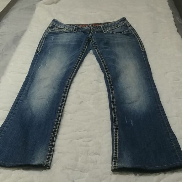 Rock Revival Kelly Bootcut Jeans 28 inseam 30" - Picture 5 of 13